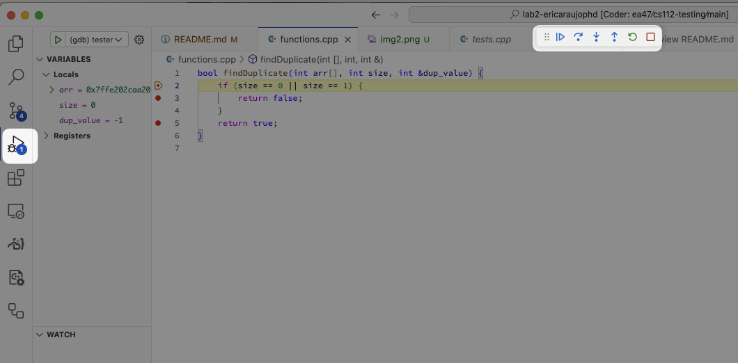 Debugging icon