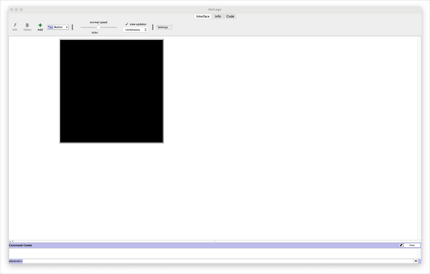 NetLogo Interface