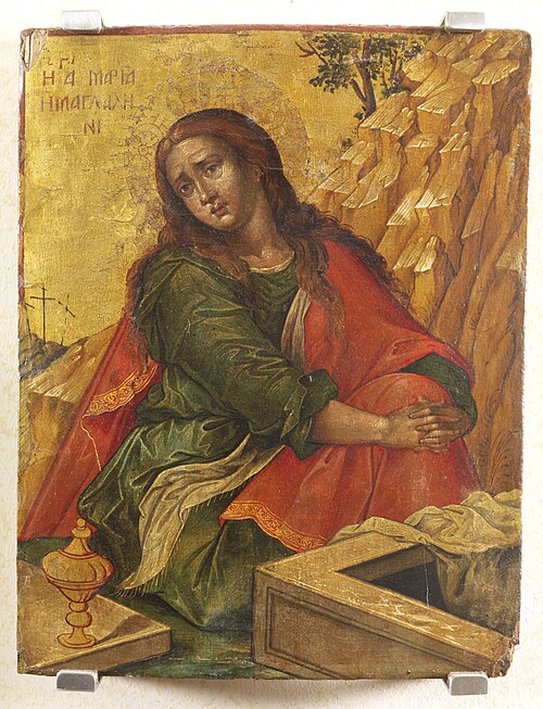 Icon of Mary Magdalene by Konstantinos Tzanes, 17th century